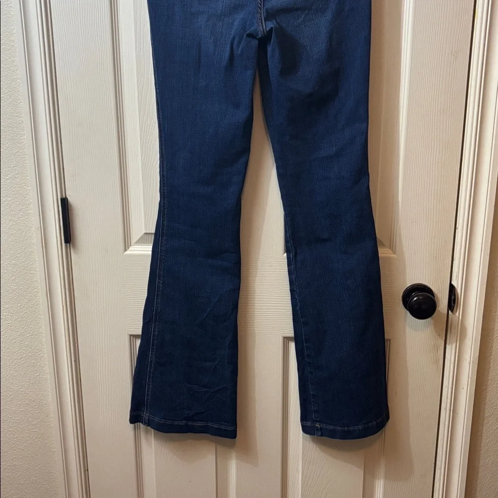 SPANX Dark Blue Wide Leg Jeans